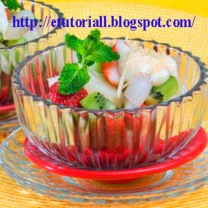 Resep Salad Buah Saus Strowberry