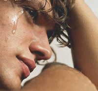 homem chorando