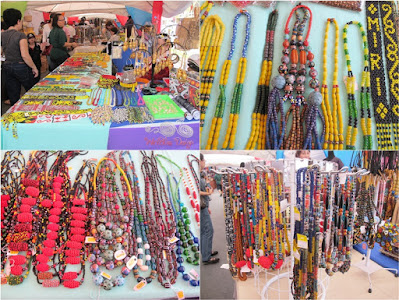 Various handmade Beads at Sarawak Craft Festival 2015 @ WireBliss