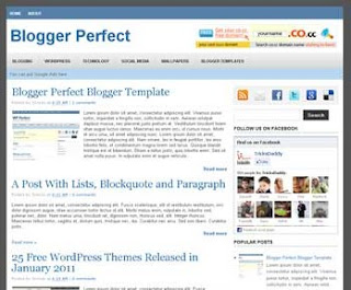 WP Perfect Blogger Template