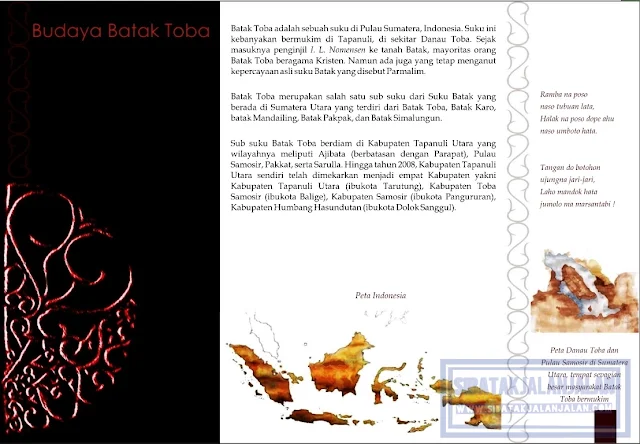 sketsa budaya batak toba