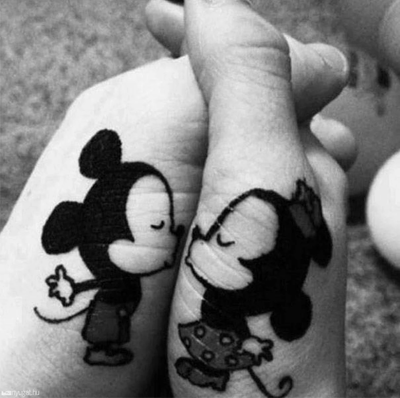 Deliciosos Tatuajes de Mickey y Minnie Mouse