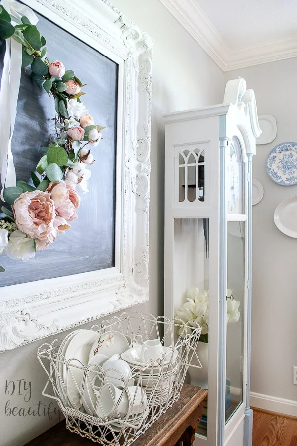 shabby chic clock makeover