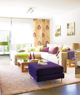 feminine+living+room+design+with+purple+accent