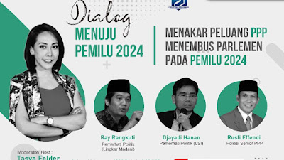 Menyongsong Pemilu 2024, PJS Gelar Dialog Politik Menakar Elektabilitas PPP