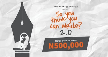 Call For Submission: OVH Energy 'So You Think You Can Write 2.0'