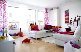 Harlequin Living Room Design Interior