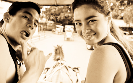 Jake Ejercito and Andi Eigenmann