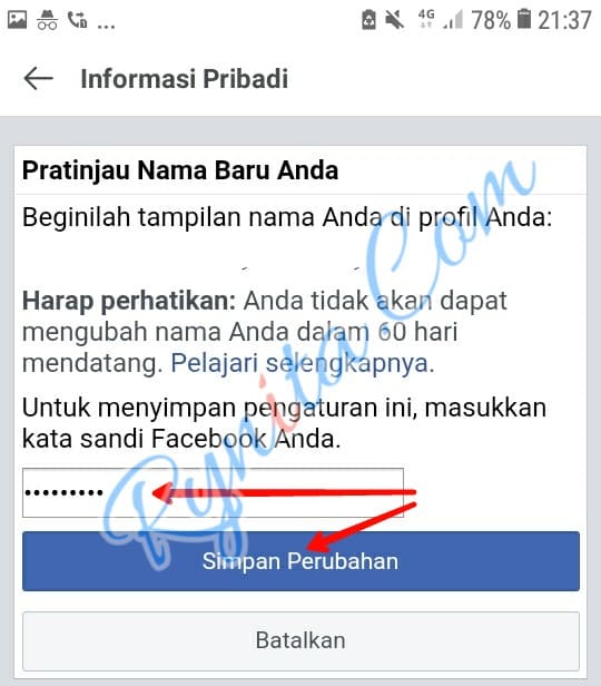 cara membuat nama fb kosong tanpa nama dengan kode font blank facebook lite