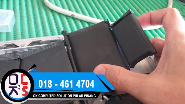 SOLVED : KEDAI MACBOOK KULIM | MACBOOK PRO 13 A1502 | BATTERY FAN DRAIN PROBLEM | NEW BATTERY REPLACEMENT