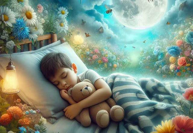 Adorable baby peacefully sleeping in a crib - Illustrating the importance of quality sleep for children and the family's well-being