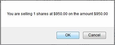 Sell share $950.00