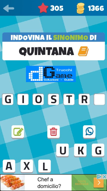 Sinonimi e Contrari (Il Gioco) soluzione livello 301-310