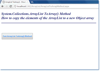 arraylist  c#