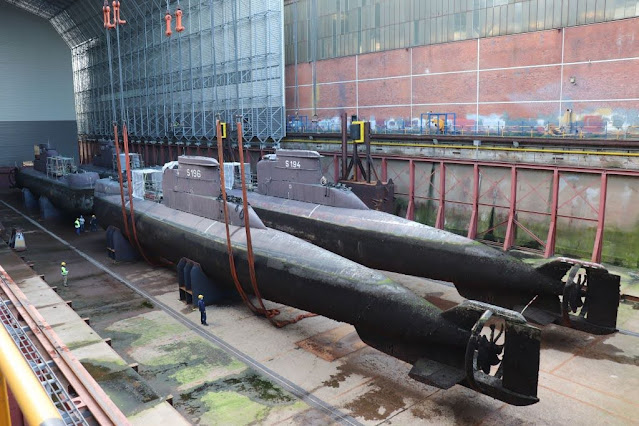 Destino Final de 4 submarinos tipo 206A: Desguase y museo