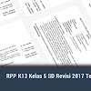 Rpp K13 Kelas 5 Sd Revisi 2017 Tema 6