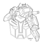 Optimus Prime Transformers Coloring Pages