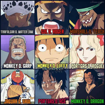 One Piece semua penyandang nama D