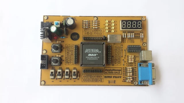 An Altera MAX DIY CPLD Learning Board