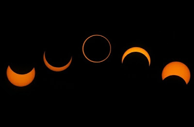 cómo es un eclipse anular de sol