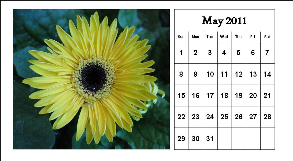 may 2011 calendar images