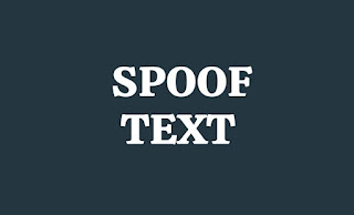 spoof text