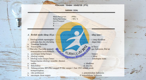 Soal PTS SMP PKn Kelas 8 K13 Kurikulum 2013 Revisi Semester 1 Media Genggaman