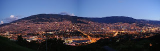 foto panoramica de Medellin