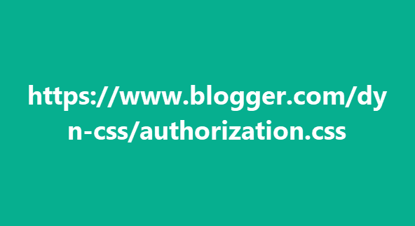 blogger authorization.css