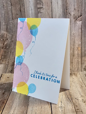 Beautiful Balloons stampin up simple stamping easy congratulations card
