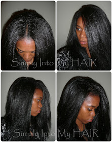 Long crochet braids