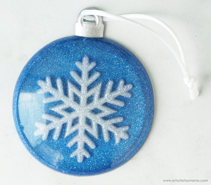 Resin Snowflake Ornament