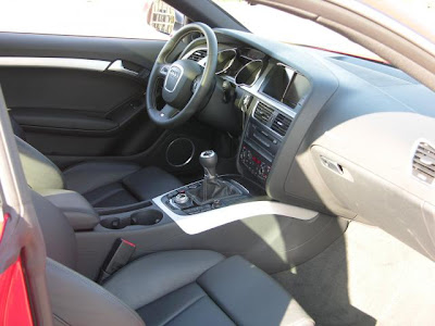 Audi S5 Interior. 2008 Audi S5 interior