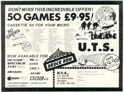 UTS Cassette 50 advert C&VG June 1983