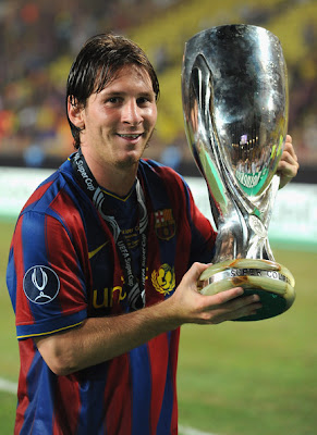 Barcelona player Lionel Messi