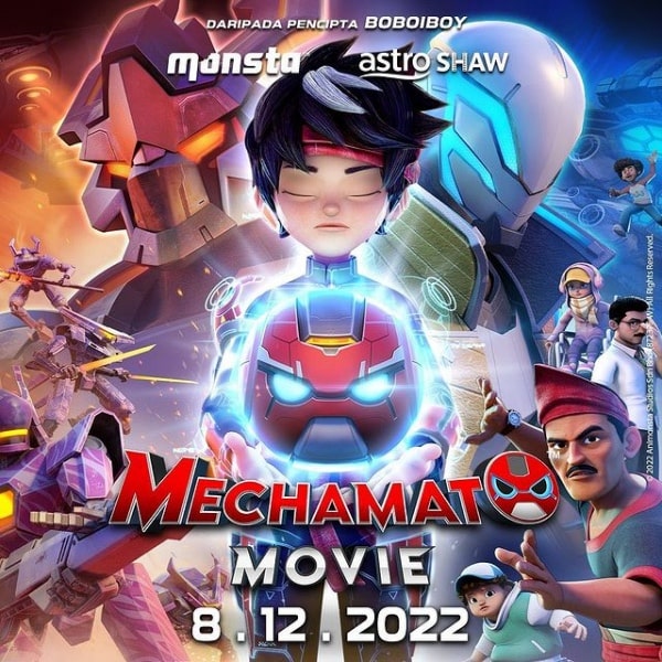 Mechamato Movie di Pawagam Pada Disember 2022