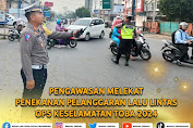 Ops Keselamatan Toba 2024,Kasat Lantas Polres Labuhanbatu Awasi Penindakan Pelanggaran Lalu Lintas 