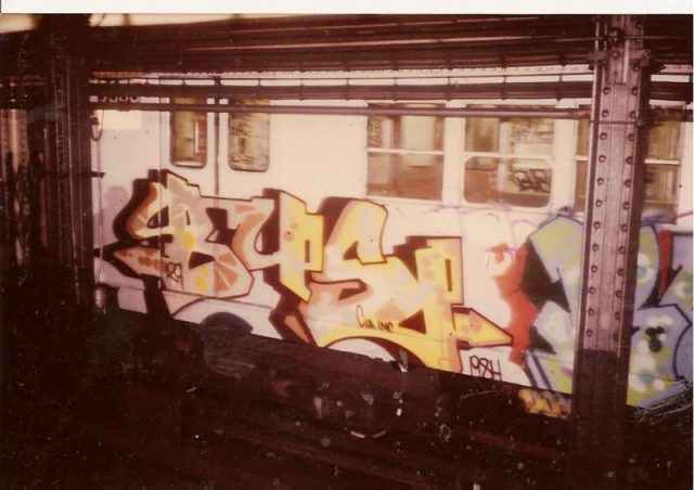 Fotografías del metro de Nueva York en la década de 1970