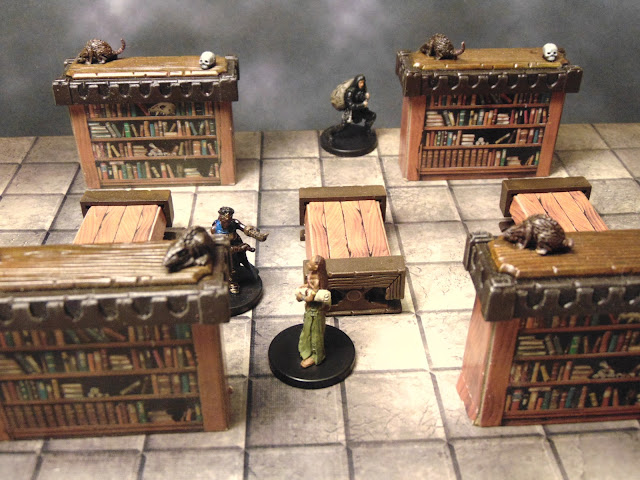 Heroquest Bookcases & Tables