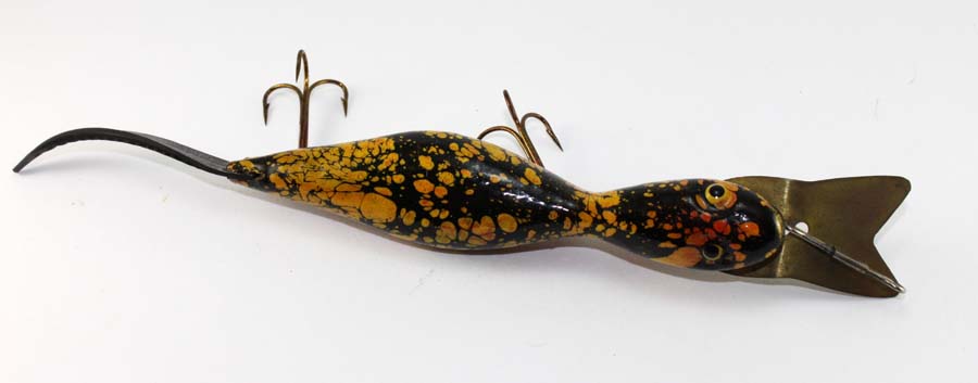 Chance's Folk Art Fishing Lure Research Blog: Bud Stewart Salamander  Fishing Lure