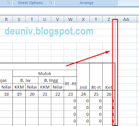 Tips Mencetak Daftar Nilai Pada Excel Ukuran Kertas F4 