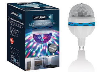 Żarówka LED z efektem dyskotekowym LivarnoLux z Lidla