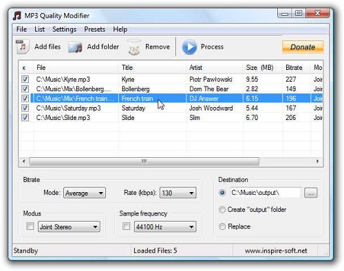 mp3 quality modifier screenshot 1 Meningkatkan Kualitas MP3 Dengan MP3 Quality Modifier