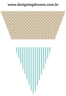 Teddy Bear for Boys Free Printable Bunting. 