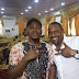 Excited Saidi Balogun Snapped with Olamide (PHOTO)