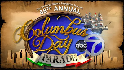 Columbus day parade route in NYC 