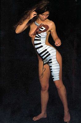 Various  On Women Models With Sexy Body Painting  