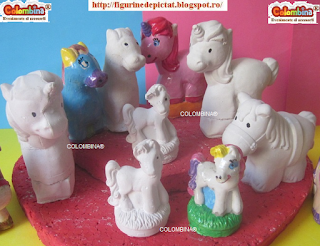 figurine de pictat caluti ponei unicorni