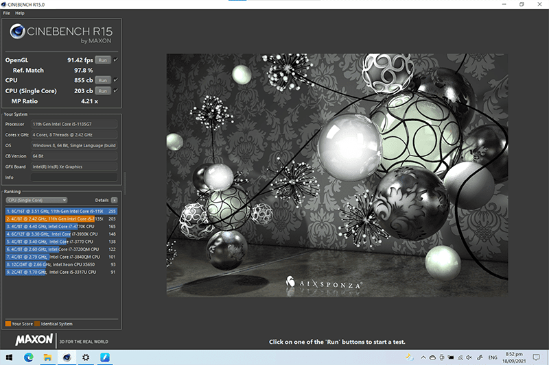 CineBench R15