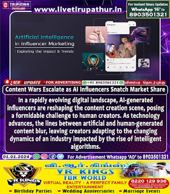 Content Wars Escalate as AI Influencers Snatch Market Share